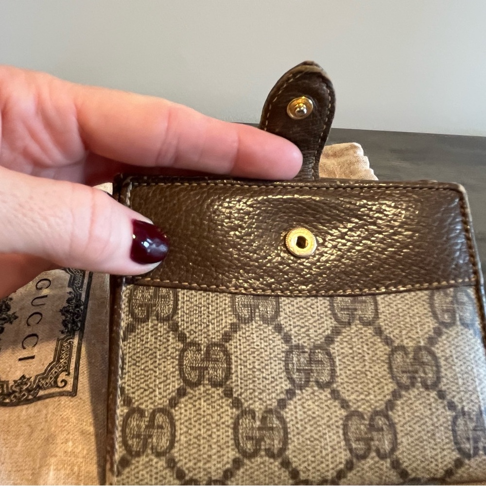 Gucci - Wallet - Vintage GG Logo Supreme Monogram Limited Edition Sherry Line - Picture 8 of 16
